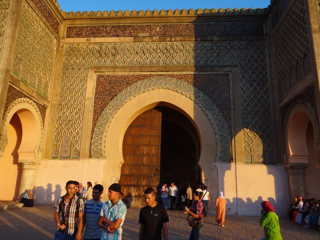 023 - Bab Mansour, la porta di accesso alla Citt