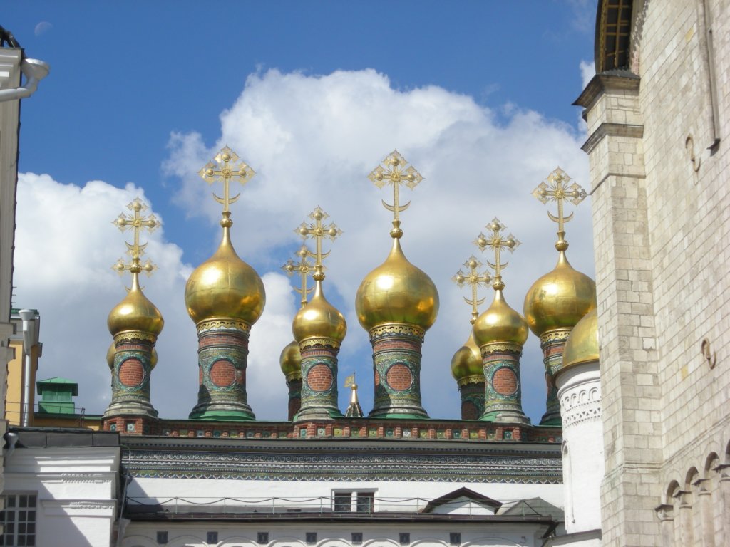 054 - Mosca - Cremlino - Cupole della Cattedrale Alta del Salvatore
