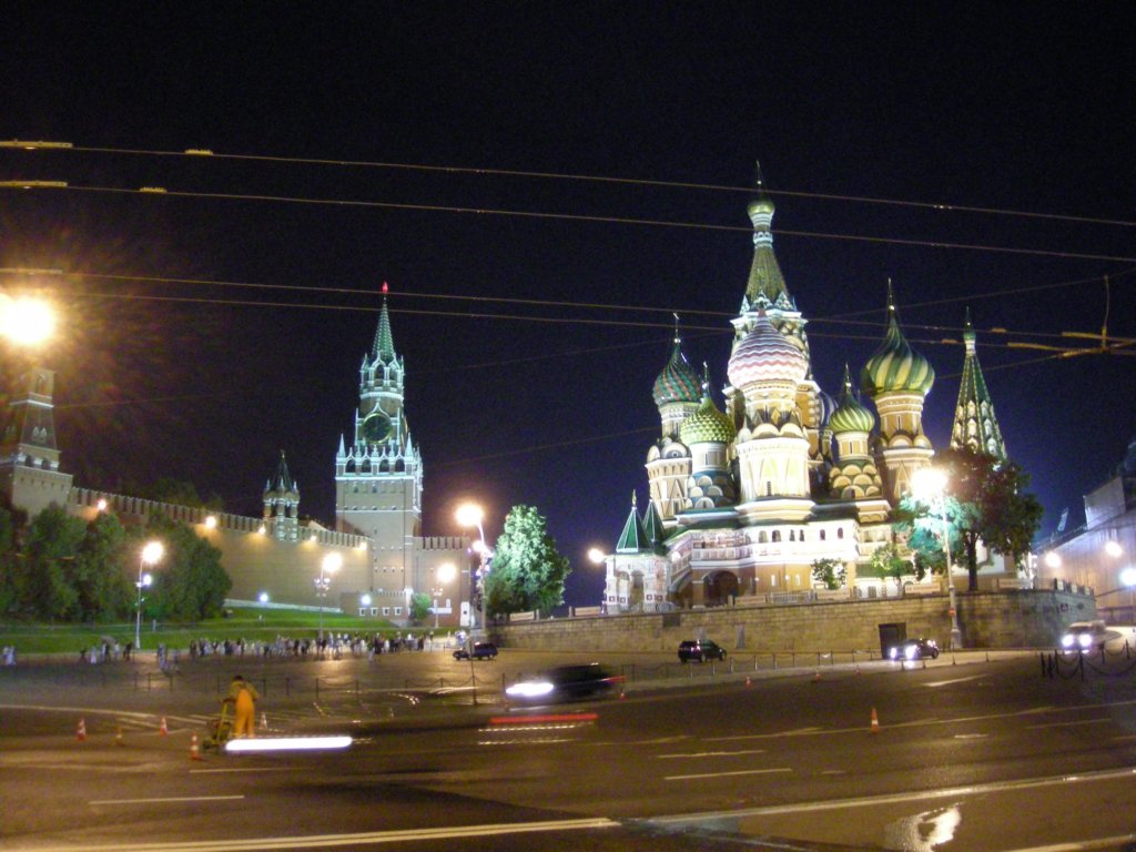 081 - Mosca - San Basilio di notte