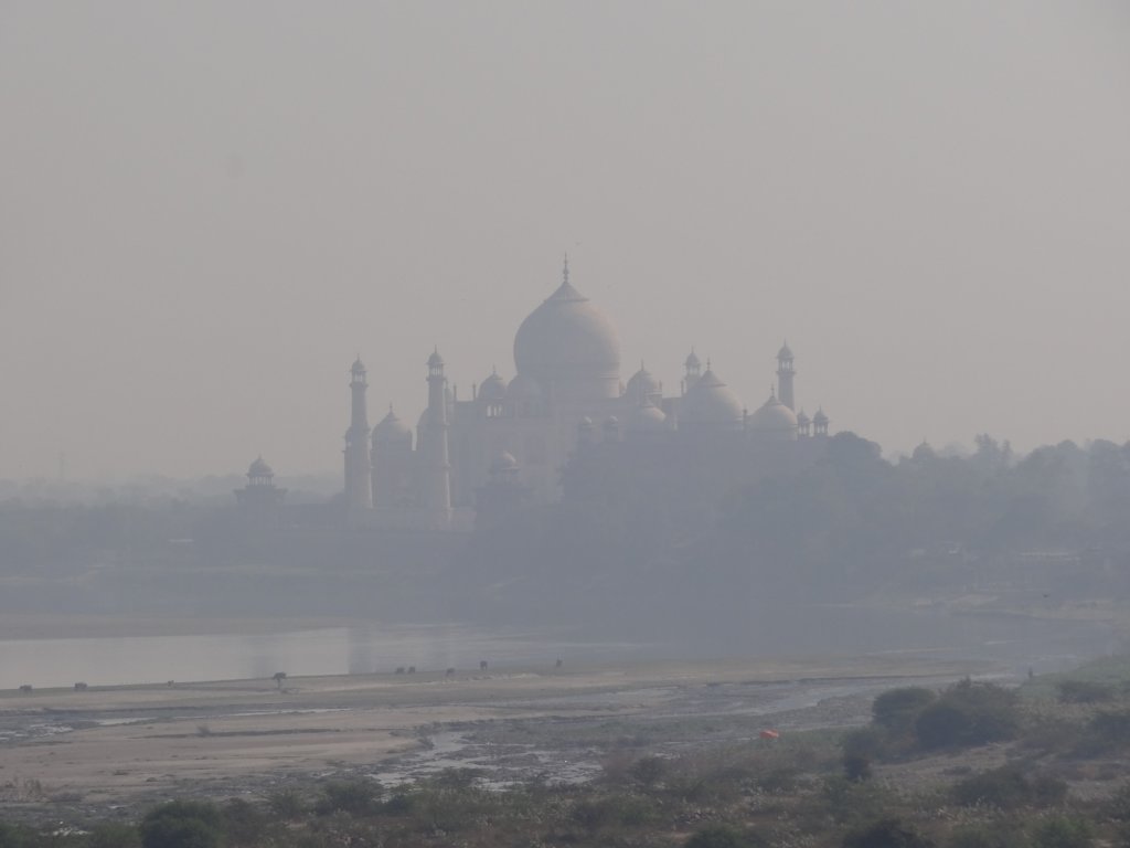 449 - Agra - Taj Mahal da Forte Rosso