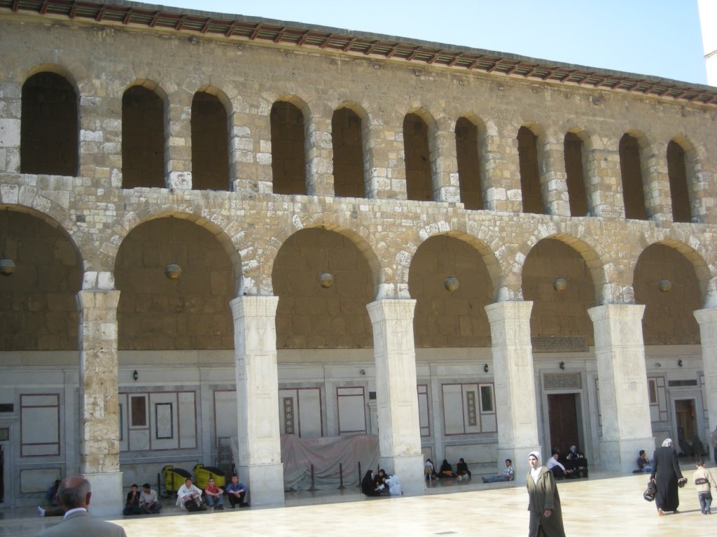 208 - Damasco - Moschea degli Omayyadi - Porticsto